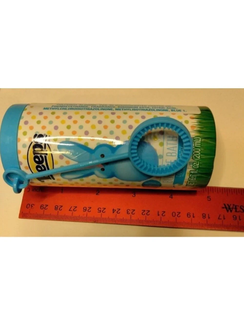 Peeps Bubble Bath Blowing Wand Scented Cotton Candy Party Favor Soap